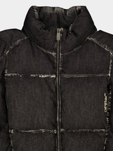 Off-White Highlighted Black Bookish Racing Puffer Jacket