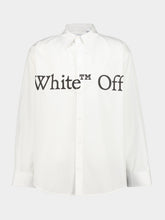 Off-White White Bookish Scarf Poplin Shirt