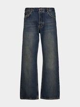 Off-White Dirty Dark Blue Half Arrow Relaxed Jeans