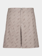 Off-White Stone Jacquard Bowling Shorts