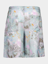 Off-White Light Multicolour Cotton Bowling Shorts