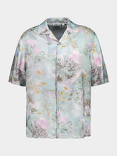 Off-White Light Multicolour Printed Bowling Shirt