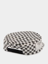 Maison Mihara Yasuhiro White Check Printed Cotton Work Cap