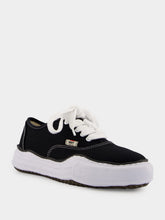 Maison Mihara Yasuhiro Black Baker Canvas Low-Top Sneakers