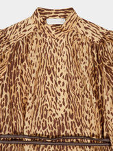 Zimmermann Tan Leopard Cascadian Tunic Mini Dress