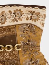 Zimmermann Chocolate Bandana Swimsuit with Belt