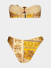 Zimmermann Mustard Bandana Lucky Bamboo Bikini