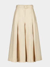 Zimmermann Cream Hypnotic Wool Culottes