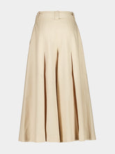 Zimmermann Cream Hypnotic Wool Culottes