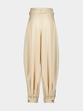 Zimmermann Cream Hypnotic Wool Harem Pant