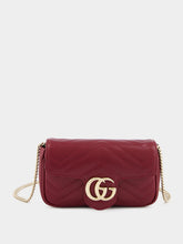 Gucci Rosso Ancora GG Marmont Super Mini Bag