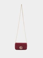 Gucci Rosso Ancora GG Marmont Super Mini Bag