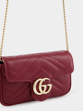 Gucci Rosso Ancora GG Marmont Super Mini Bag