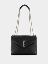 Saint Laurent Black Small Loulou Shoulder Bag
