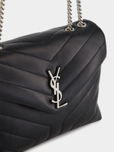 Saint Laurent Black Small Loulou Shoulder Bag
