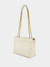 Saint Laurent Loulou Vintage White Small Shoulder Bag