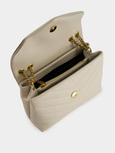 Saint Laurent Loulou Vintage White Small Shoulder Bag