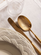 House of Capricorn Castro Gold Stainless Steel 18/10 Dessert Spoon