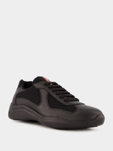 Prada Black Leather and Fabric America