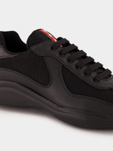 Prada Black Leather and Fabric America