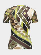 Pucci Vivara-Print Satin Jersey T-Shirt