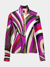 Pucci Iride-Print Silk-Twill Shirt