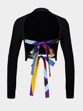 Pucci Black Cropped Sweater