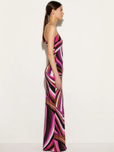 Pucci Fuchsia Pink Iride-Print Silk Dress