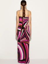 Pucci Fuchsia Pink Iride-Print Silk Dress
