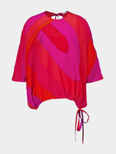 Pucci Iride-Print Silk Top