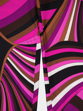 Pucci Fuchsia Pink Iride-Print Silk Wide-Leg Trousers