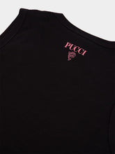 Pucci Black Bow-Embellished Cotton Top