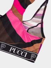 Pucci Iride-Print Crop Top