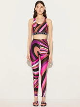 Pucci Iride-Print Crop Top