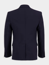 Valentino Garavani Navy Single-Breasted Wool Blazer