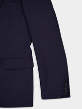 Valentino Garavani Navy Single-Breasted Wool Blazer