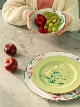 Ginori 1735 Florenza Acanto Green Dessert Plate