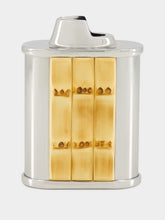 Lorenzi Milano Bamboo Root Oval Bic Desk Lighter Holder