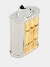 Lorenzi Milano Bamboo Root Oval Bic Desk Lighter Holder