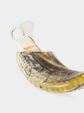 Lorenzi Milano Merino Ram Horn Desk Cigar Cutter