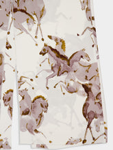 Altuzarra Benji Silk Skirt with Saddle Horse Print