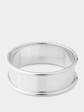 Leitão & Irmão Round Silver Napkin Ring Half Cana Model
