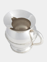 Leitão & Irmão Silver Water Jug with Center Band