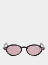 Cutler and Gross Black Horn GR13 Oval Sunglasses