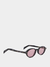 Cutler and Gross Black Horn GR13 Oval Sunglasses