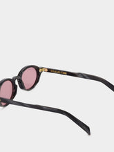 Cutler and Gross Black Horn GR13 Oval Sunglasses