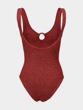Hunza G Metallic Rosewood Celine Swimsuit