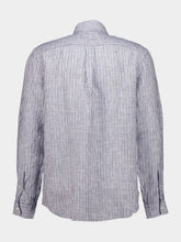 Frescobol Carioca Navy Telles Linen Shirt