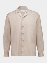 Frescobol Carioca Sand Safra Tropical Wool Shirt