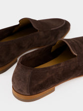 Frescobol Carioca Dark Brown Leme Suede Slipper